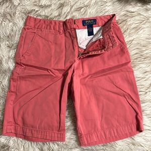 Boys size 12 Polo Ralph Lauren salmon dress shorts
